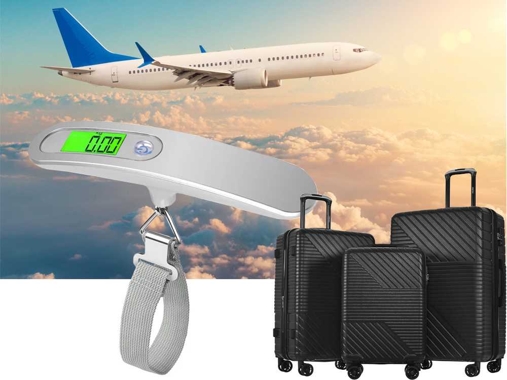 Bagažo svarstyklės 50kg su LCD ekranu