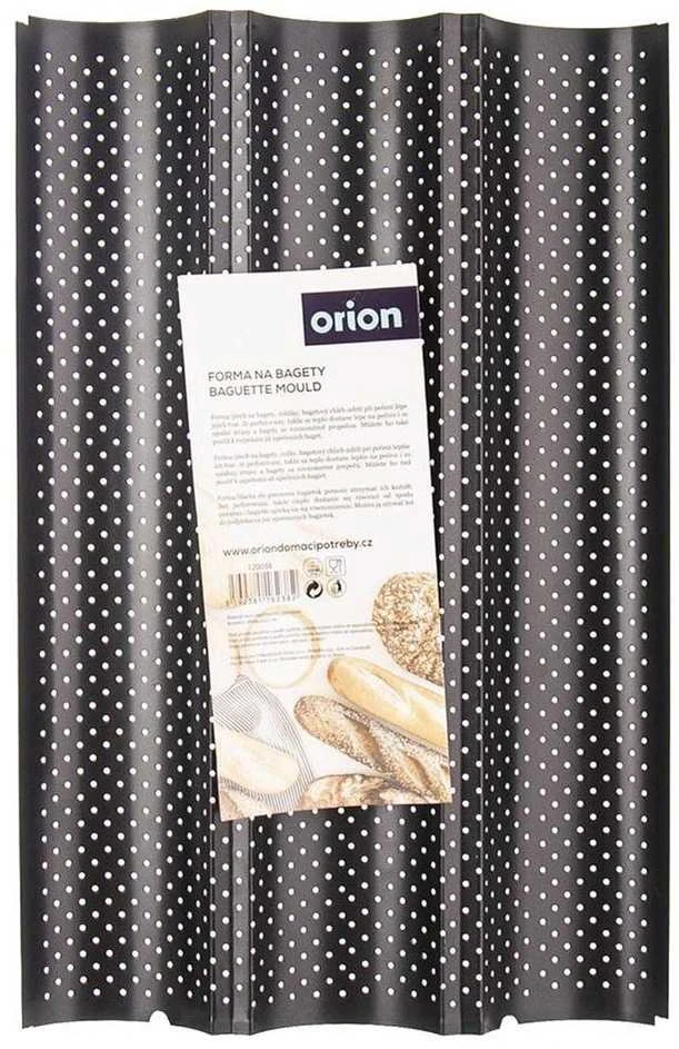 Orion kepimo skarda baguetei 38 cm; Plieninė, nesvylančio paviršiaus, perforuota