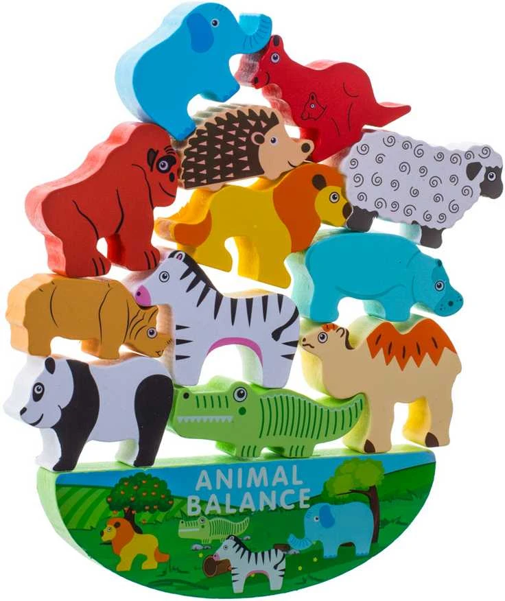KIK Dėlionės žaidimas, balansuojantis safario gyvūnus