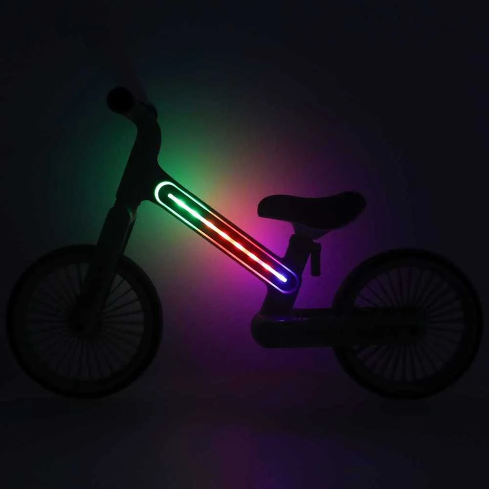 Balansinis dviratis Trike Fix Glow LED rėmas, rožinis