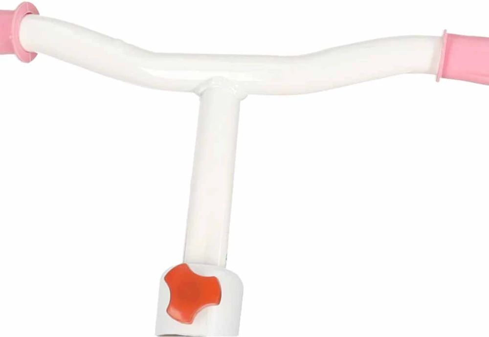 Balansinis dviratukas su krepšeliu ir EVA ratais, rožinis, 78 cm