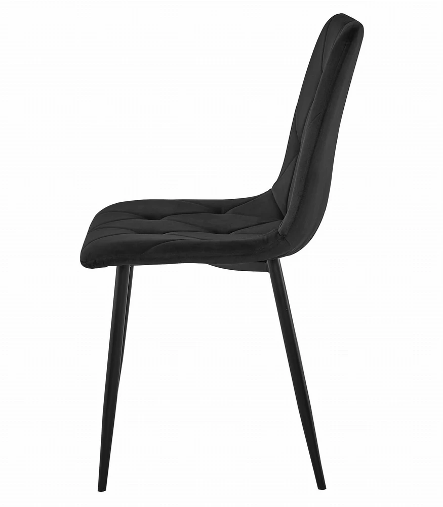Valora Baldų komplektas su 4 kėdėmis, Craft ir juodos spalvos, 120 × 80 × 75 cm