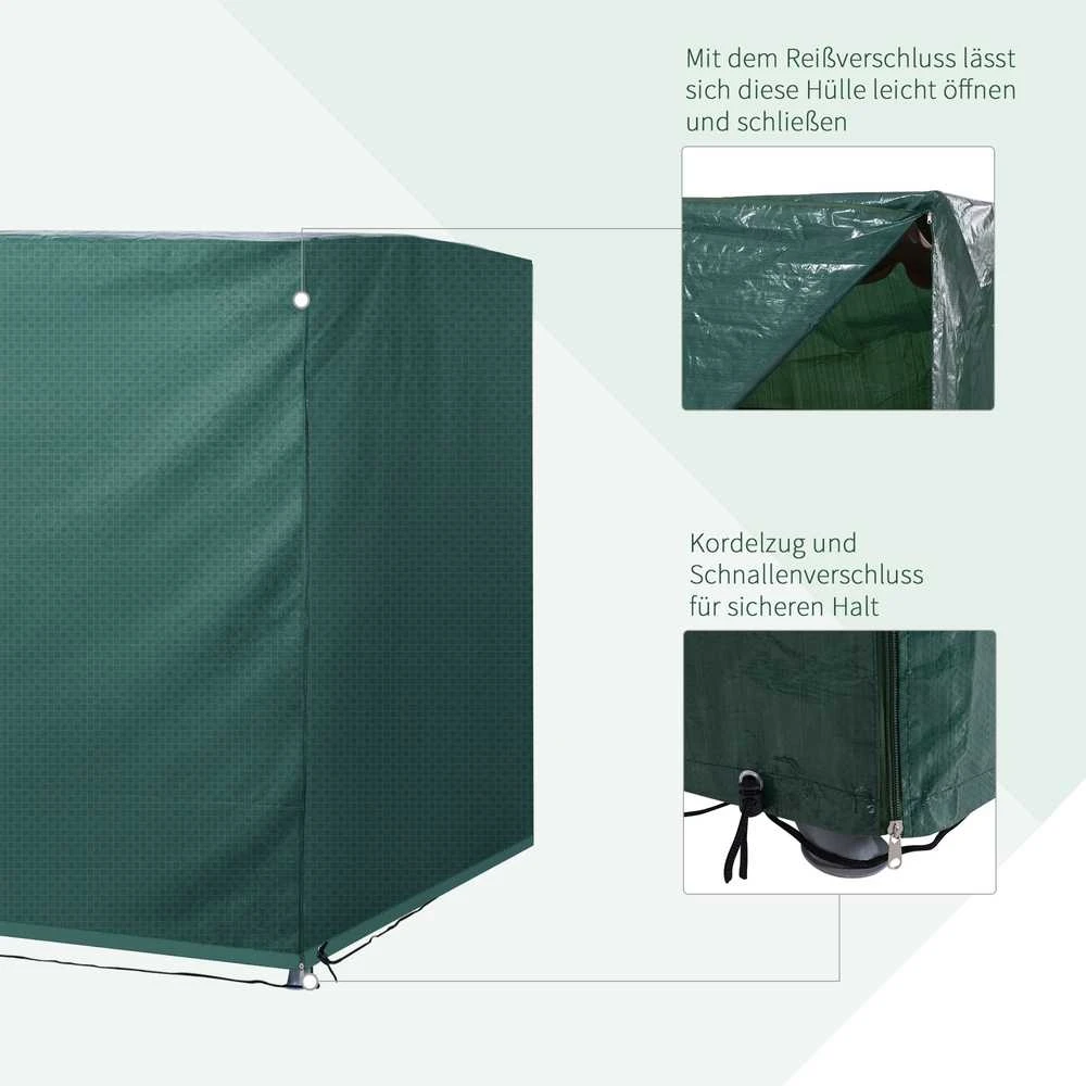 Outsunny® apsauginis uždangalas, atsparus vandeniui ir UV spinduliams, 215x155x150 cm