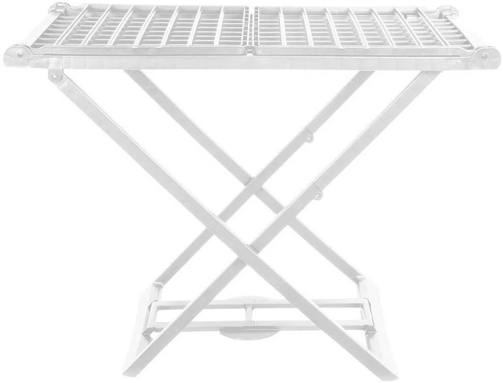 Ultra Clean Italijos skalbinių džiovykla XXL 208 cm, balta, išskleidžiama