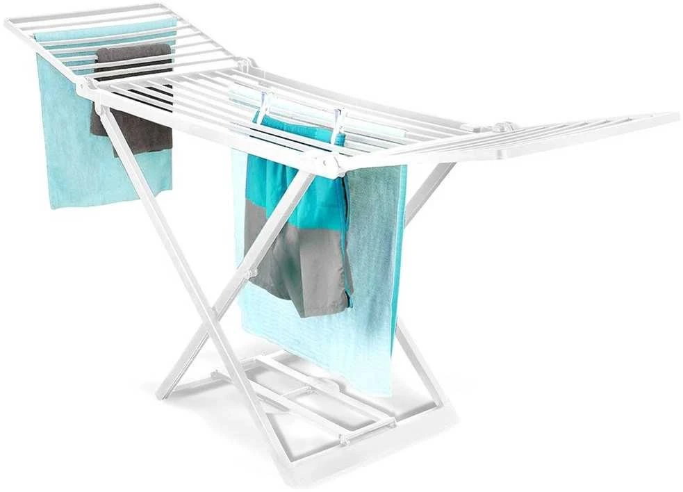 Ultra Clean Italijos skalbinių džiovykla XXL 208 cm, balta, išskleidžiama