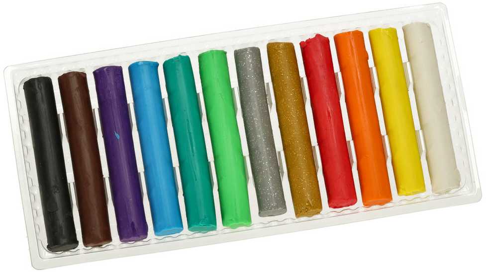 BAMBINO Plastilinas klasikinis 12 spalvų