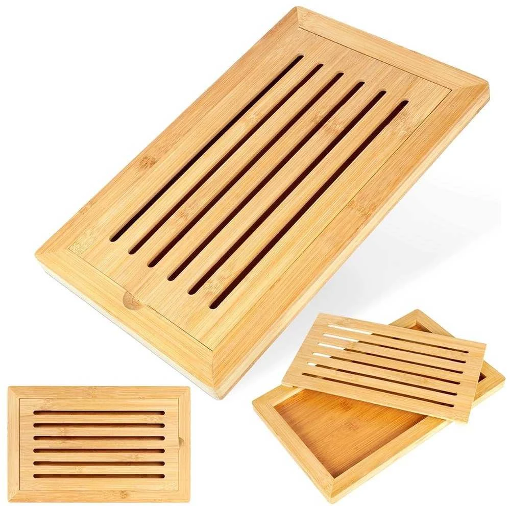 Oem Bambukinė duonos pjaustymo lenta 38x24 cm