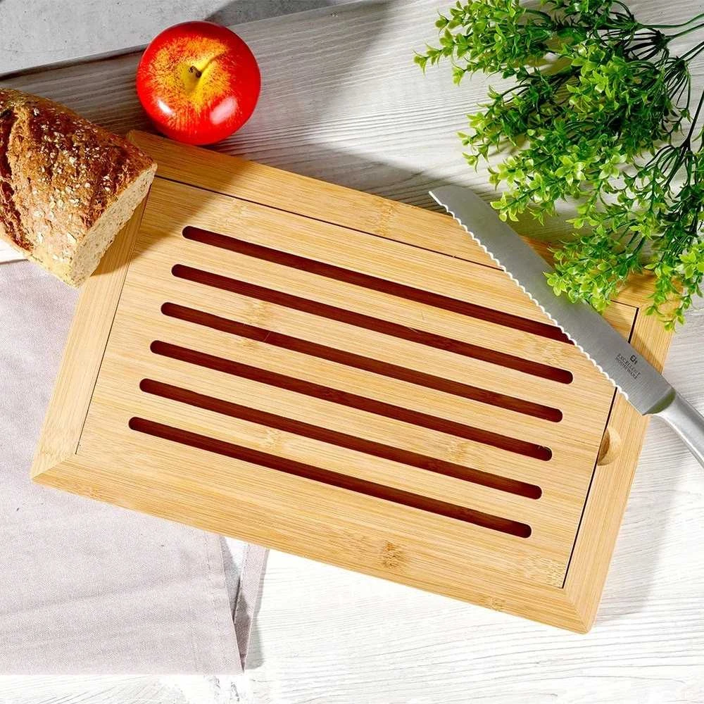 Oem Bambukinė duonos pjaustymo lenta 38x24 cm