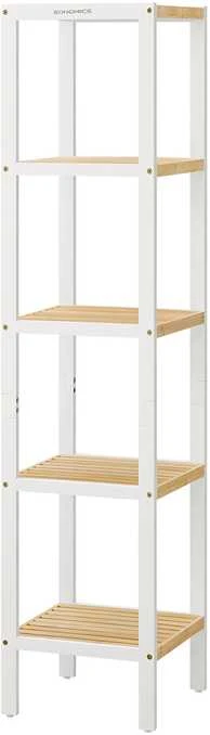 Songmics Bambukinė lentyna 5 lygių 33x33x146 cm