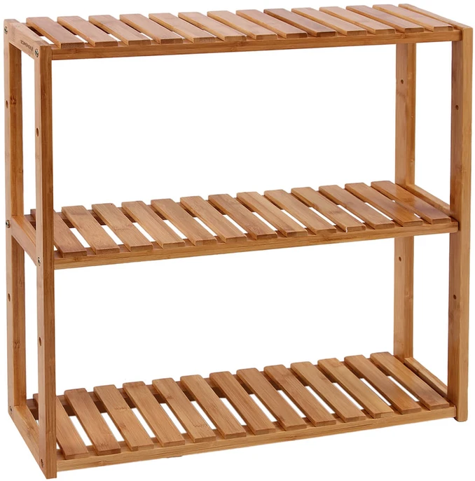 Songmics Bambuko lentyna 60 x 54 x 15 cm