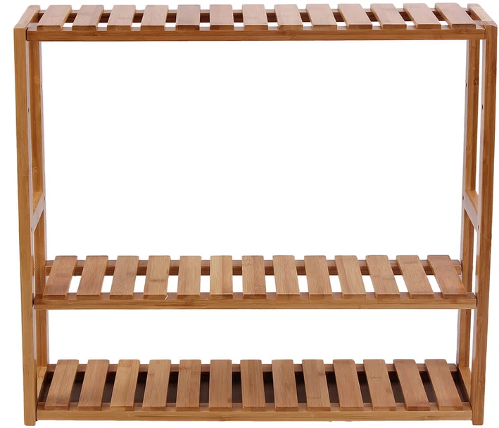 Songmics Bambuko lentyna 60 x 54 x 15 cm