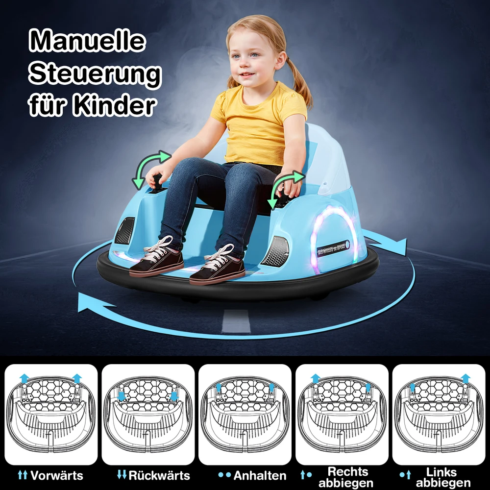 Bamperinis automobilis mėlynas