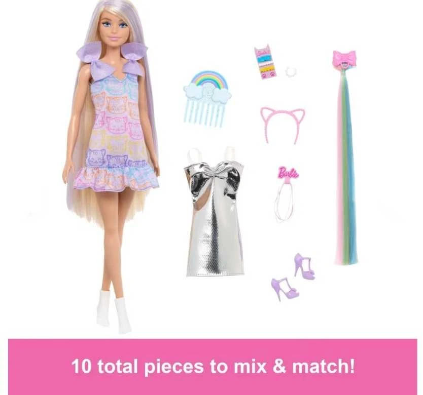 Mattel BARBIE HAIR PLAY lėlė (JCT72)