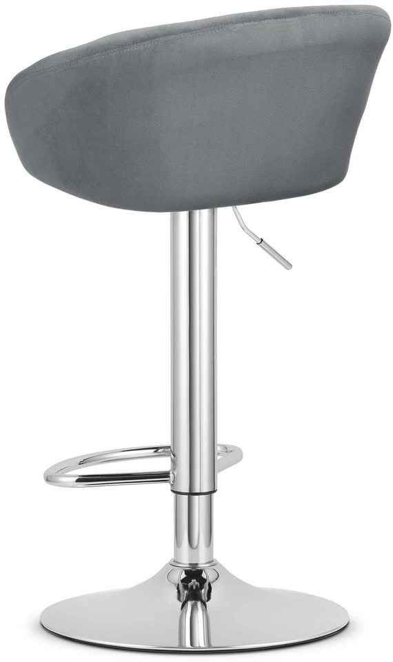 Leobert Baro kėdė EAST, reguliuojamo aukščio, pasukama, pilka, 81–103 cm, 2 vnt.