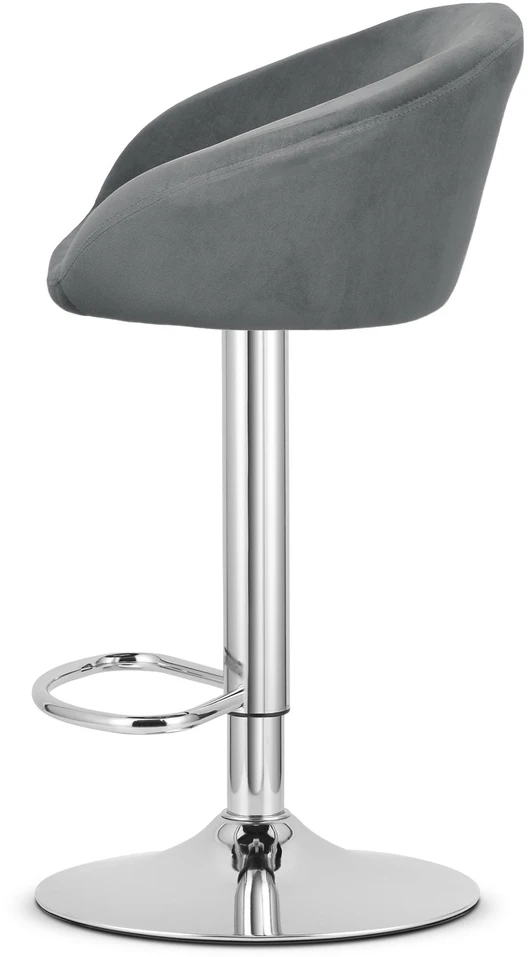 Leobert Baro kėdė EAST, reguliuojamo aukščio, pasukama, pilka, 81–103 cm, 2 vnt.