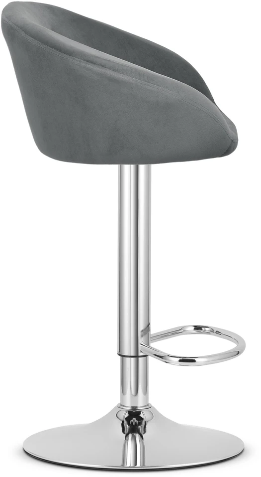 Leobert Baro kėdė EAST, reguliuojamo aukščio, pasukama, pilka, 81–103 cm, 2 vnt.