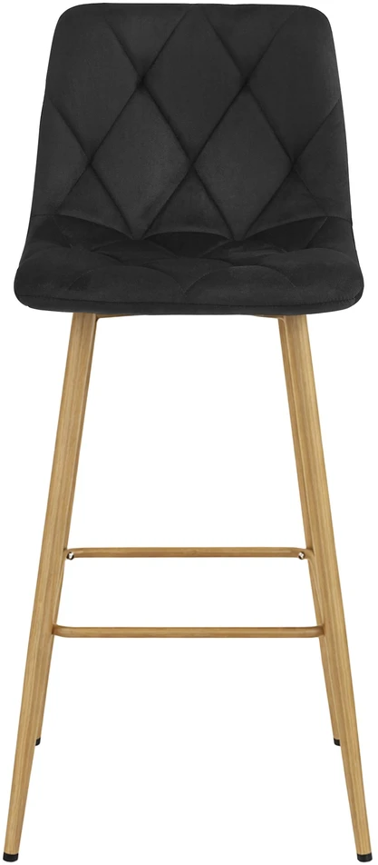 Baro kėdė, juoda, 102 × 43,5 × 49 cm, 2 vnt.