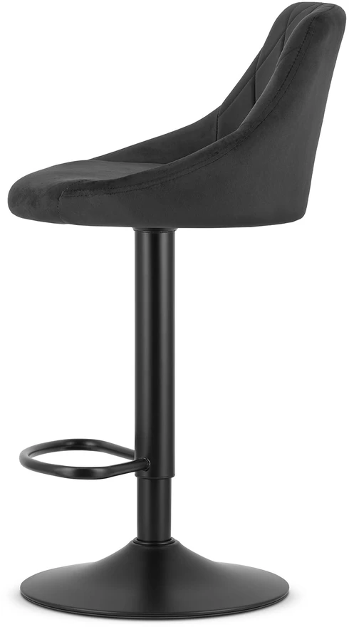 Leobert Baro kėdė reguliuojamo aukščio, besisukanti, juoda, 85–105 cm