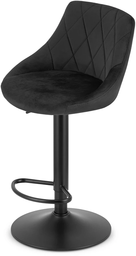 Leobert Baro kėdė reguliuojamo aukščio, besisukanti, juoda, 85–105 cm