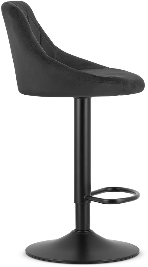 Leobert Baro kėdė reguliuojamo aukščio, besisukanti, juoda, 85–105 cm