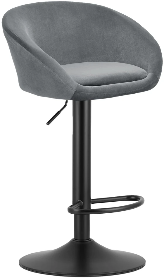Leobert Baro kėdė, reguliuojamo aukščio, besisukanti, pilka, 81–103 cm, 2 vnt.