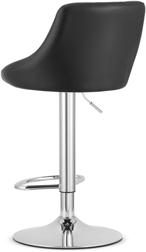 Leobert Baro kėdė reguliuojamo aukščio, sukama, juoda, 85–105 cm