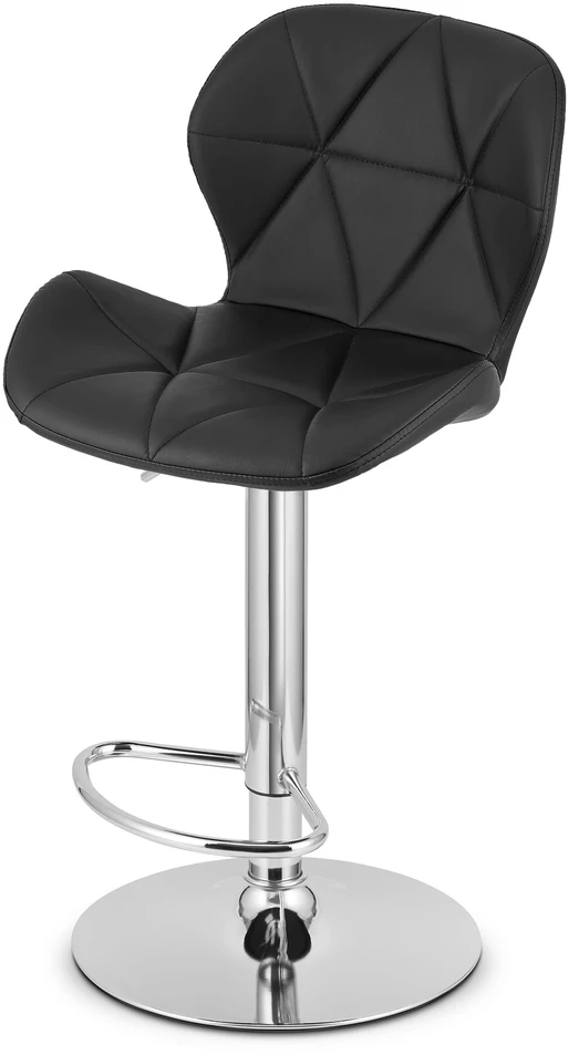 Leobert Baro kėdė reguliuojamo aukščio, sukama, juoda, 90–111 cm, 2 vnt.