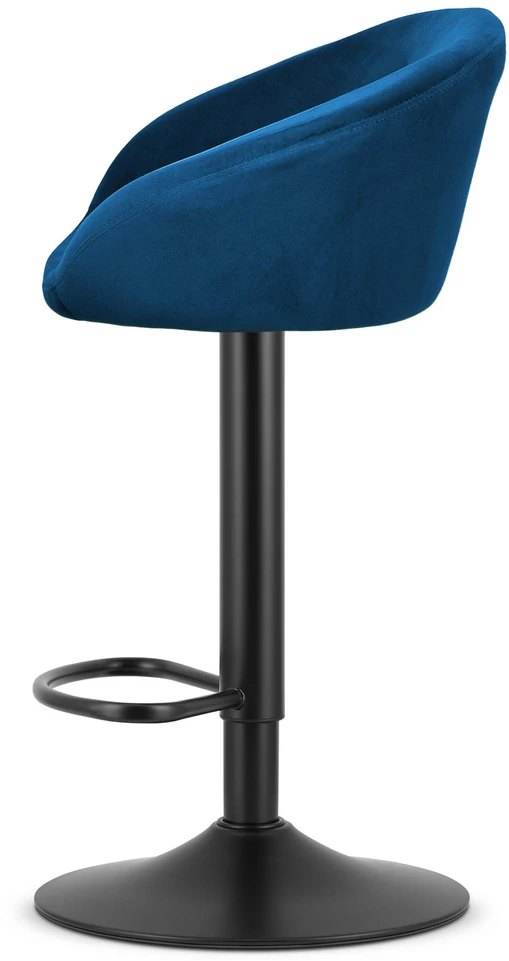 Leobert Baro kėdė reguliuojamo aukščio, sukiojama, tamsiai mėlyna, 81–103 cm
