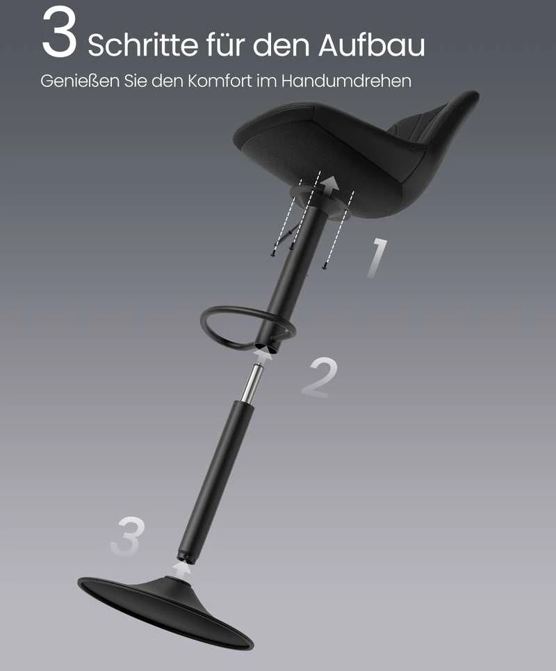 Songmics Baro kėdės 2vnt.