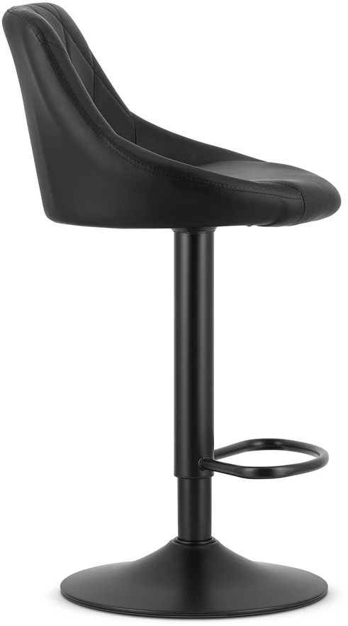 Leobert Baro kėdės KAST, reguliuojamo aukščio, pasukamos, juodos, 85–105 cm, 2 vnt.