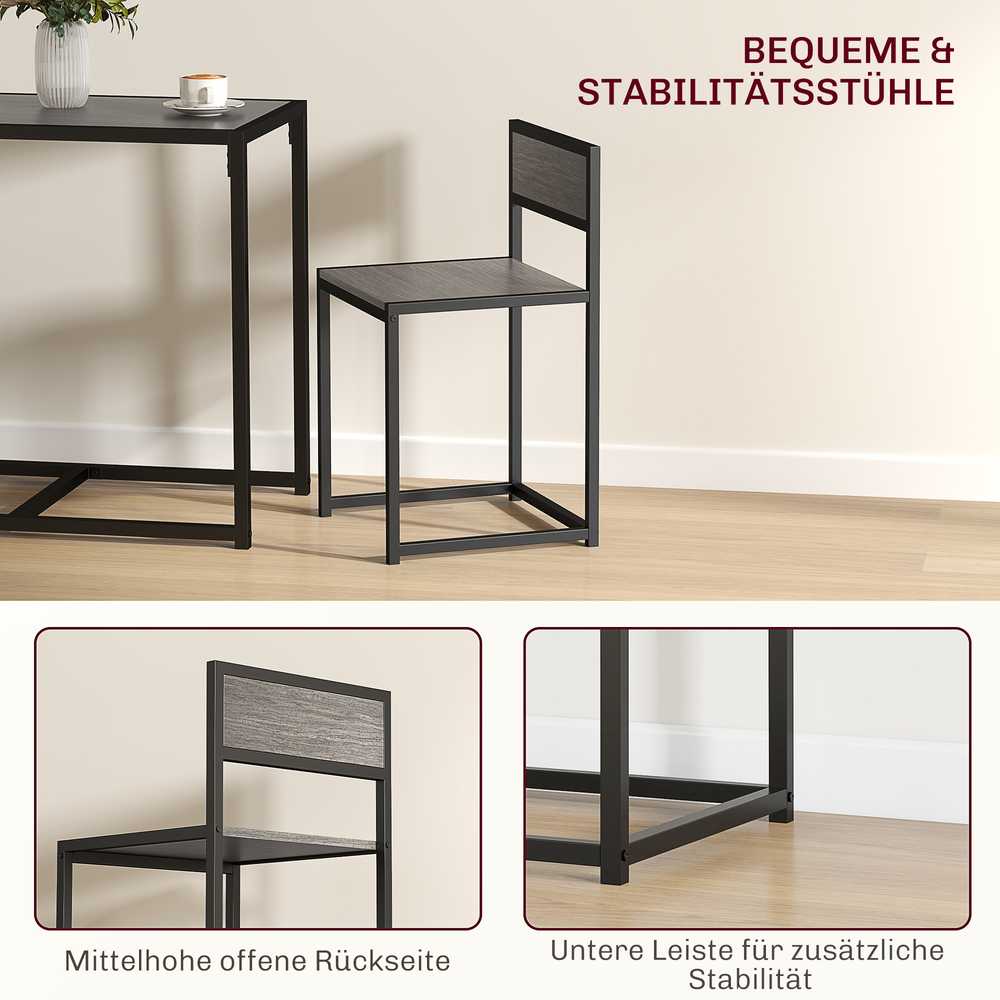 Baro stalo komplektas 90 x 47 x 76 cm 3 vnt.