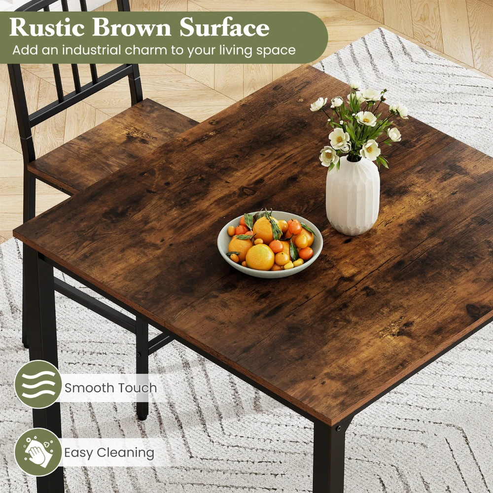 Baro stalo komplektas 90 x 90 cm 5 vnt.