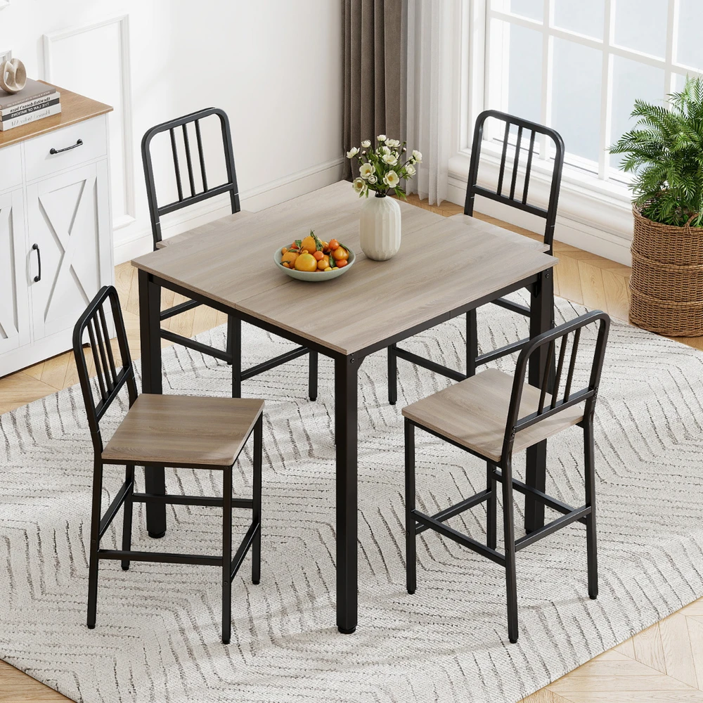 Baro stalo komplektas 90 x 90 x 91.5 cm 5 vnt.