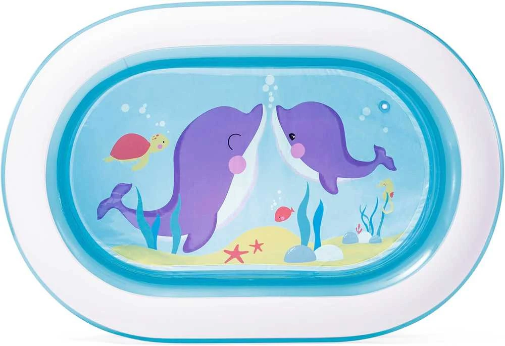 Pripučiamas baseinas INTEX My Sea Friends Pool 163x107x46cm