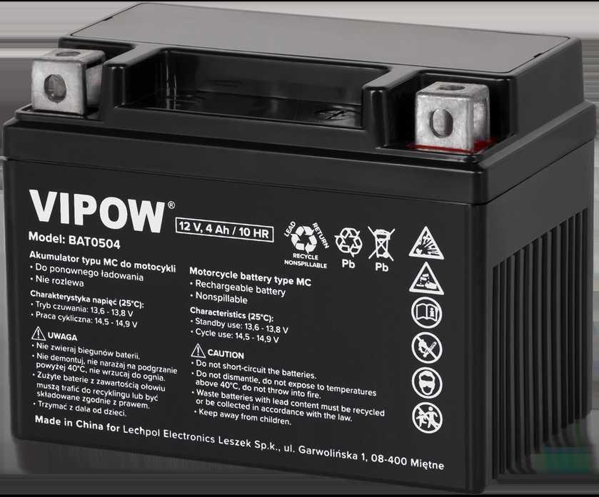 Švino akumuliatorius VIPOW MC 12V 3Ah