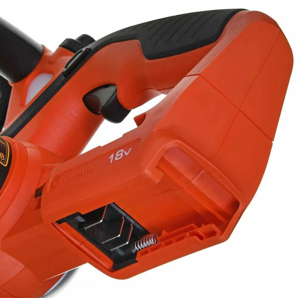 Black & Decker Juodas + DECKER AKU grandininis pjūklas. 18V -