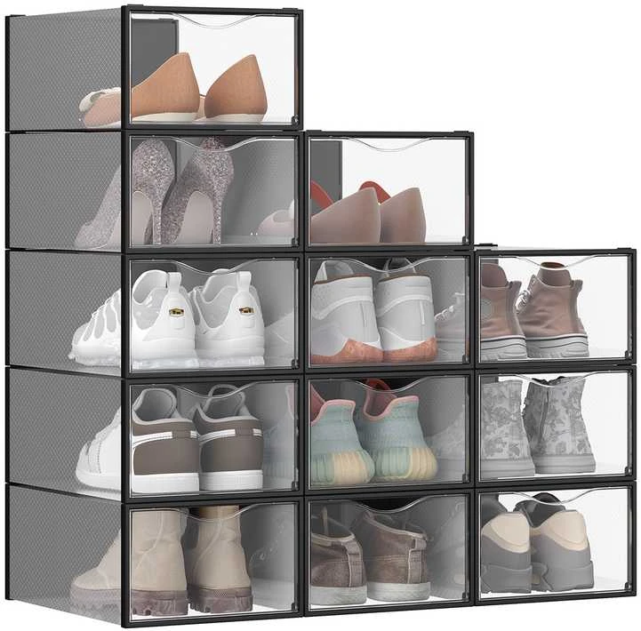 Lumarko Batų dėžutės 12 vnt. rinkinys, 33,2x23x14,5 cm, PP plastikas