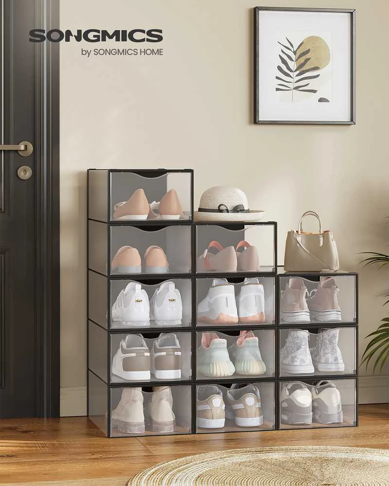 Lumarko Batų dėžutės 12 vnt. rinkinys, 33,2x23x14,5 cm, PP plastikas