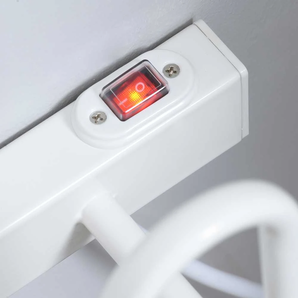 Elektrinė batų džiovyklė HOMCOM, 60 W, montuojama prie sienos, batų šildytuvas 3 poroms batų, pirštinių ir kojinių džiovinimo stovas, 50–55 ℃ temperatūra