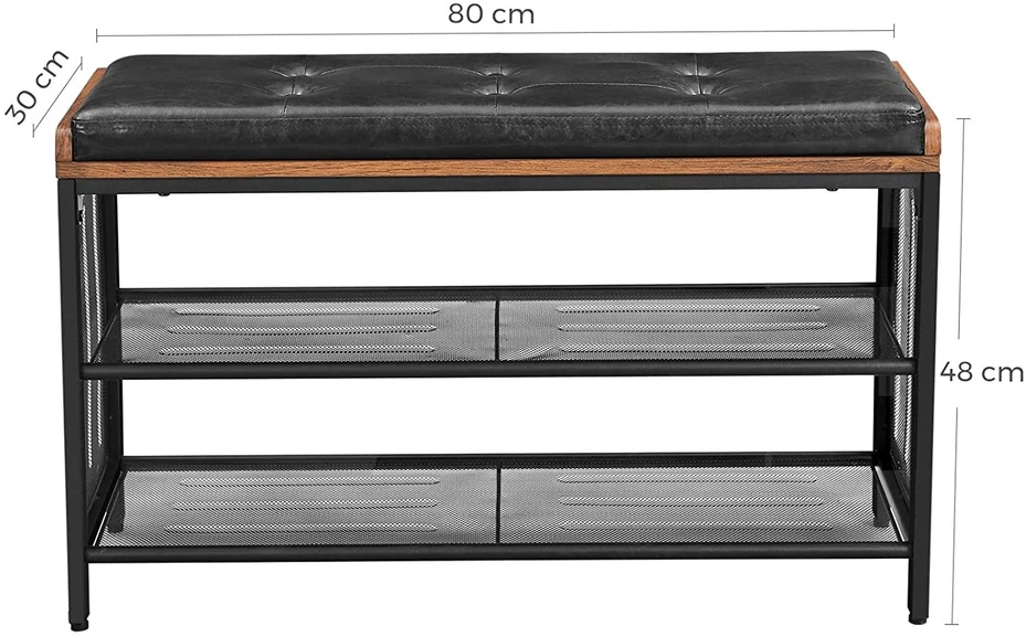 Leobert Songmics Lentyna batams-minkštasuolis LBS75X, ruda/juoda