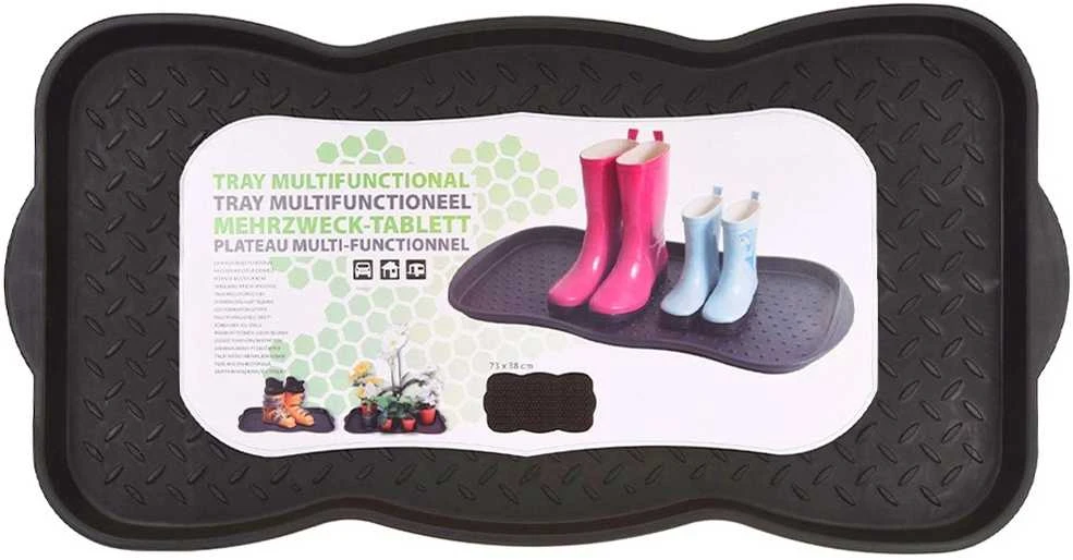Storage Solutions Batų padėklas 74x38 cm, juodas, universalus