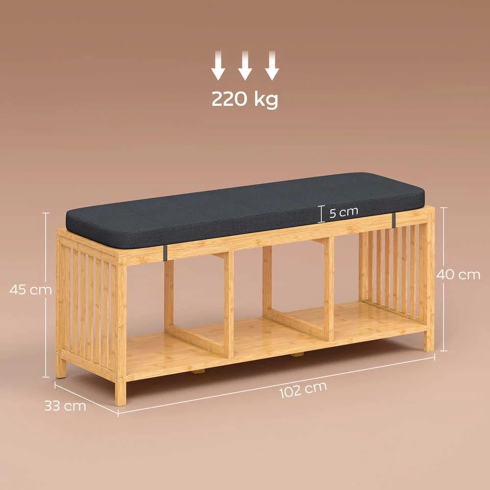 Batų suoliukas 102 × 33 × 45 cm