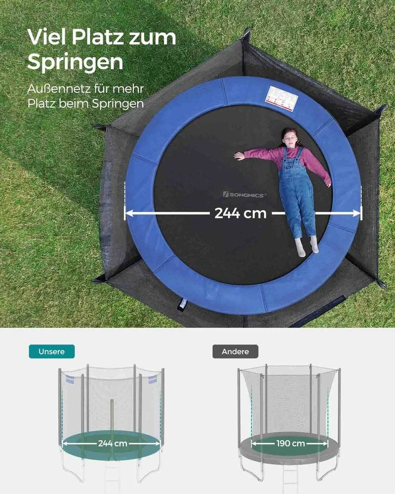 Songmics Batutas 244 cm