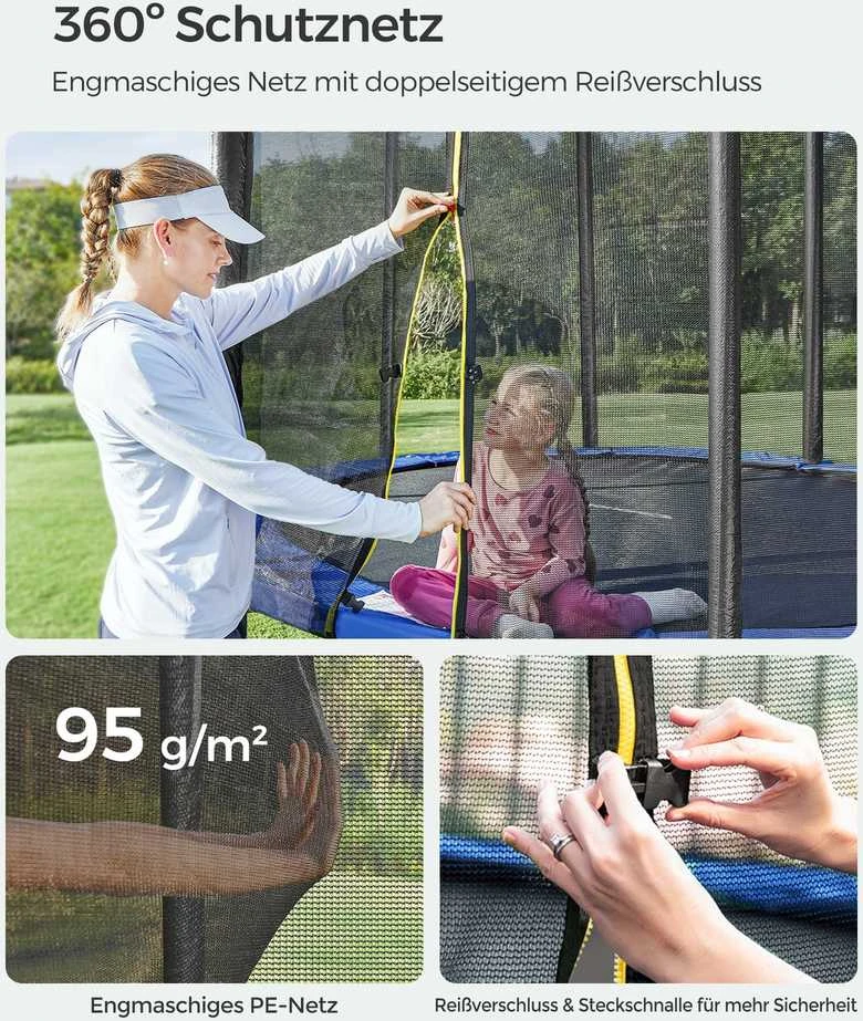 Songmics Batutas su tinklu Ø 427 cm