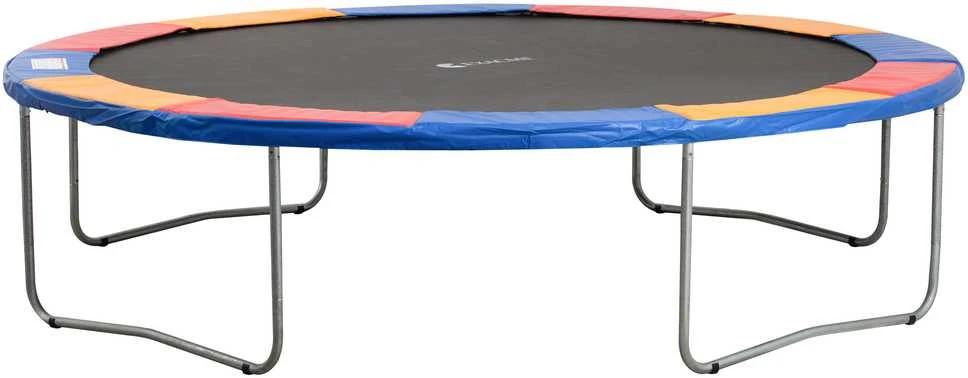 HOMCOM batuto priedų rinkinys, kraštų uždanga, apsauginis tinklas, 8ft-15ft, Ø 366cm, spalvotas