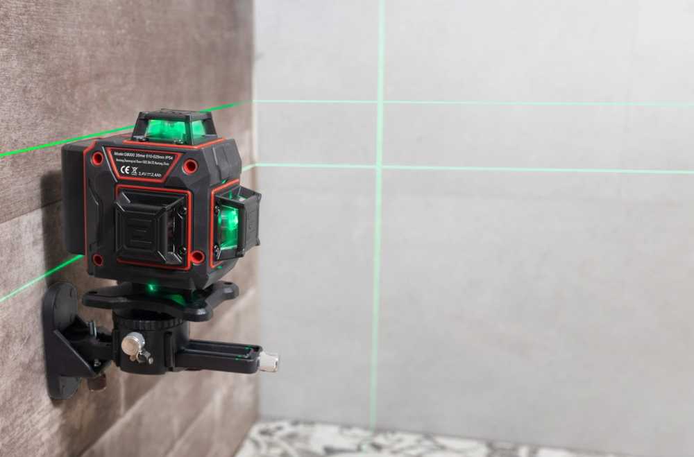Longwell Industrial Bauerkraft lazerinis nivelyras 4D 360°