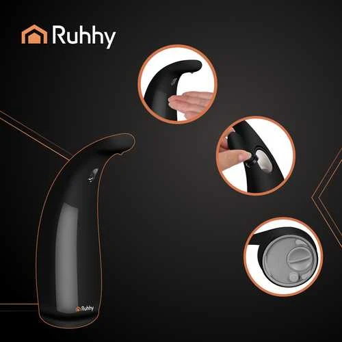 Ruhhy 26076 Touchless Soap Dispenser Juodas