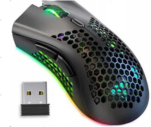Kilimėlis Belaidė optinė pelė su RGB apšvietimu
