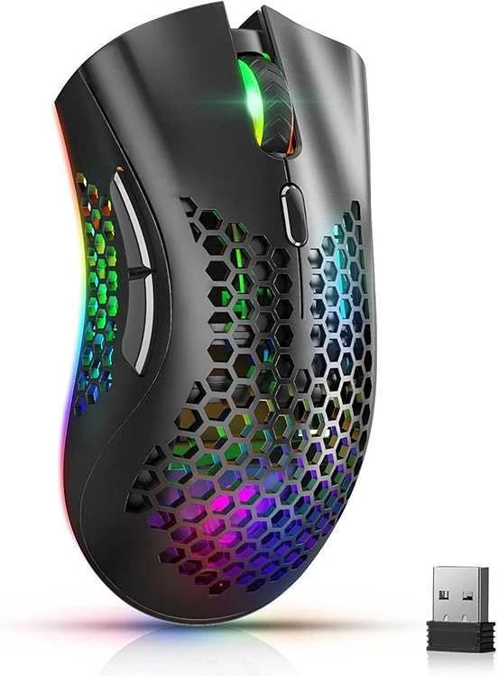 Kilimėlis Belaidė optinė pelė su RGB apšvietimu