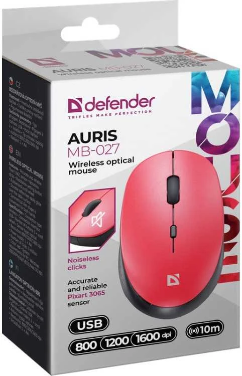 Belaidė pelė Defender Auris MB027